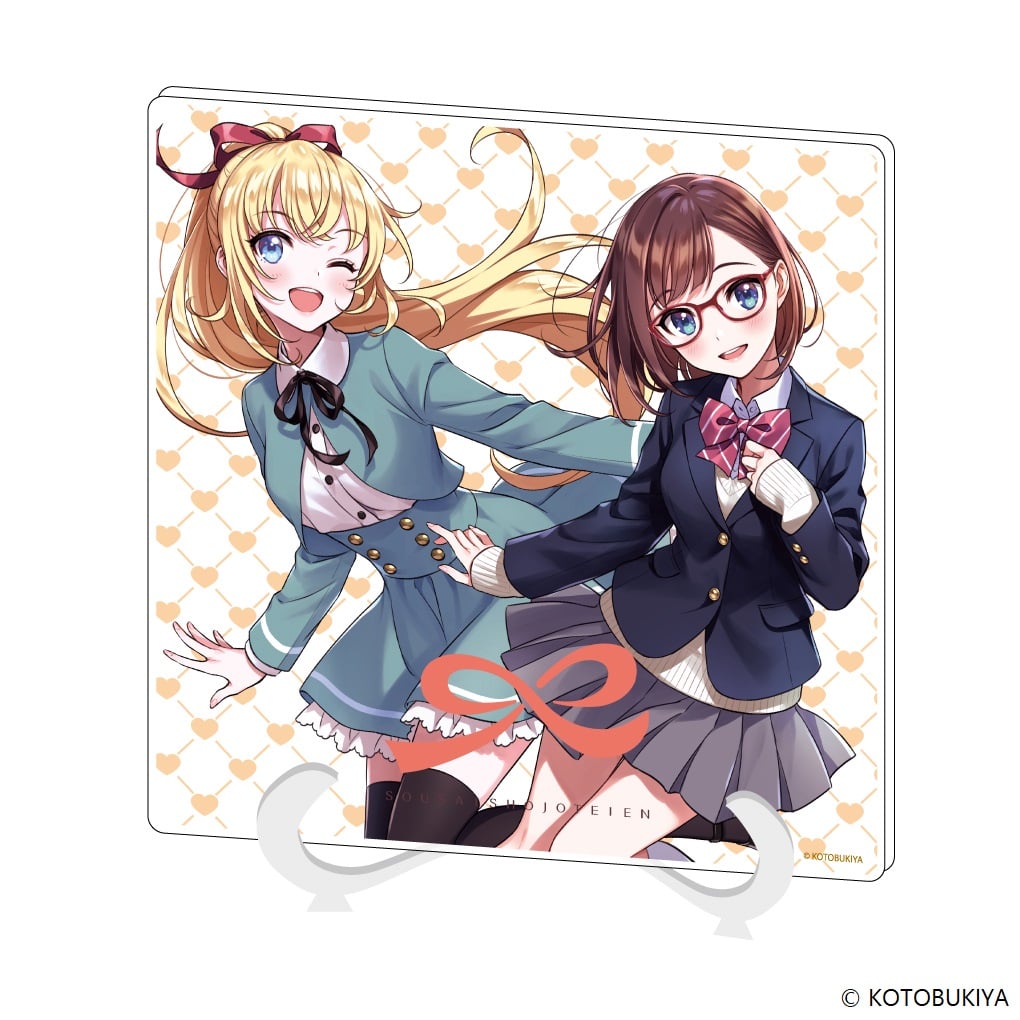 アクリルアートボード「創彩少女庭園」03/佐伯 リツカ&小鳥遊 暦(佐伯