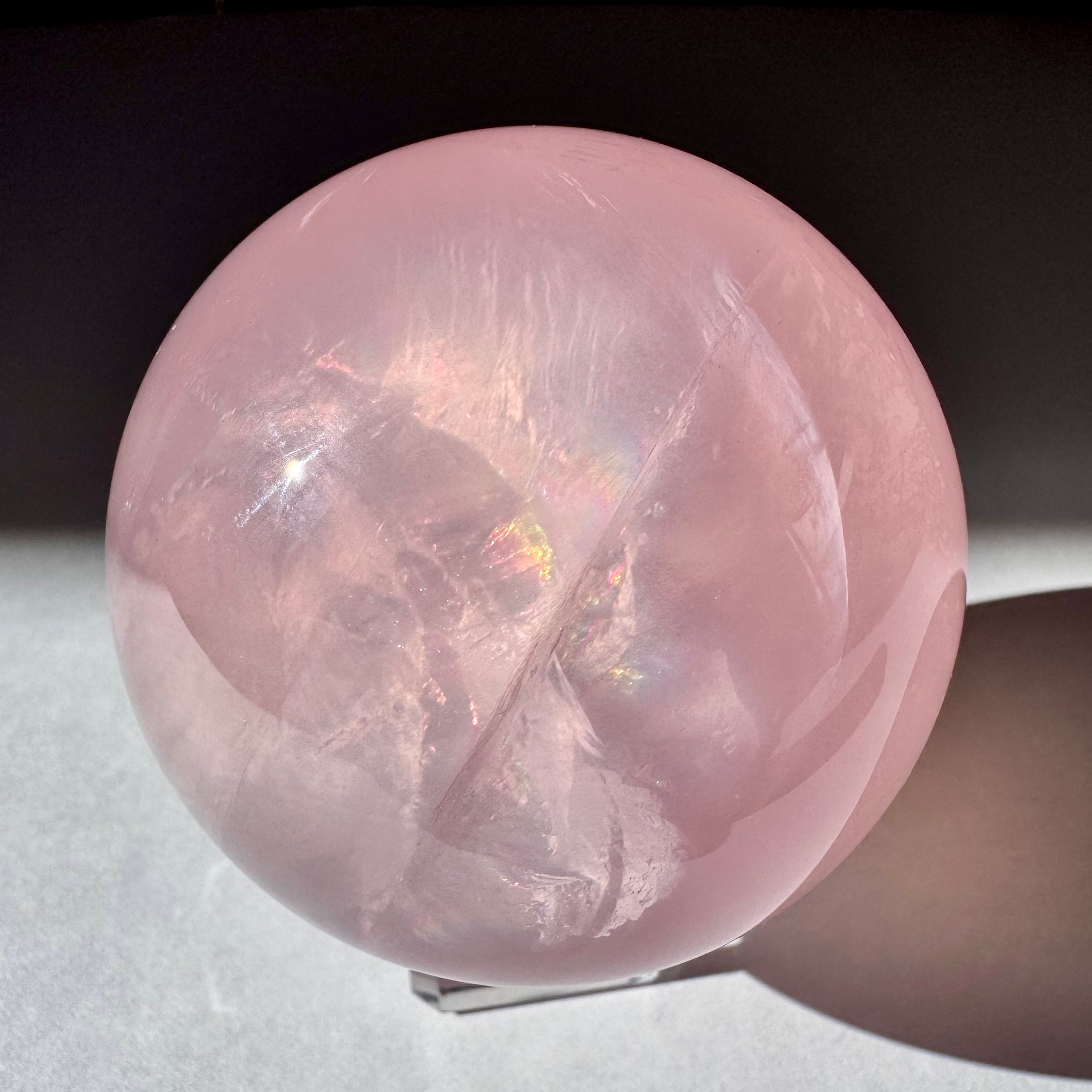 ローズクォーツスフィア A60mm モザンビーク産 – la lune rose