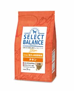 セレクトバランス 犬スリムチキン 小粒 1kg（4541851006118）｜犬