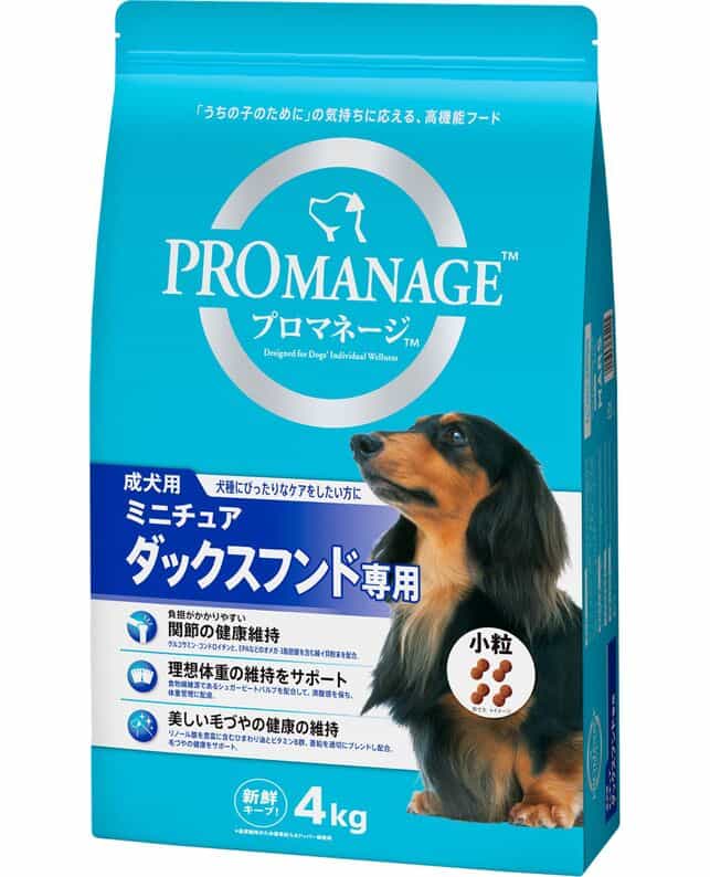 プロマネージ 成犬用 ミニチュアダックスフンド専用 4kg