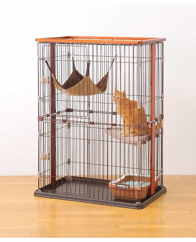 ボンビ ウッドワンサークルキャット 2段（4977082709403）｜猫用品（猫