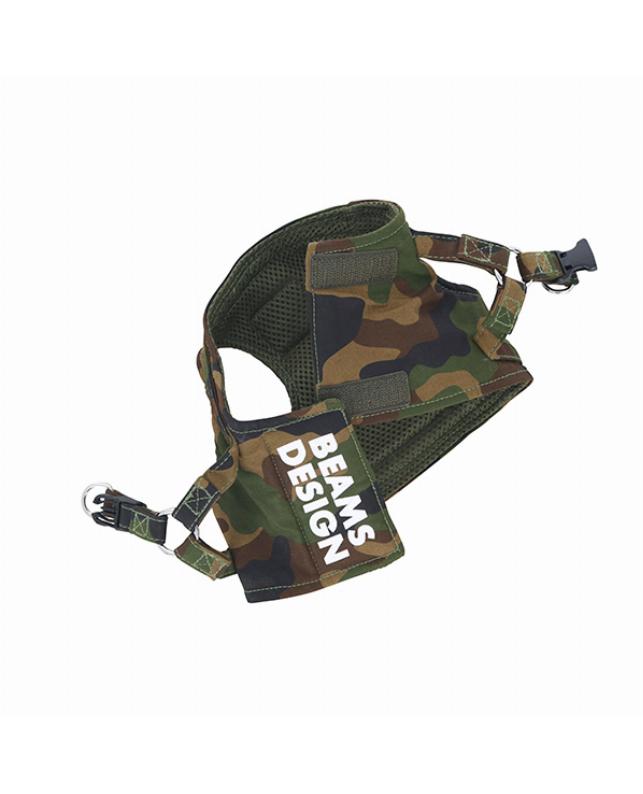 ビームス デザイン カモフラウエアハーネス（TW-D0302）｜犬用品（犬