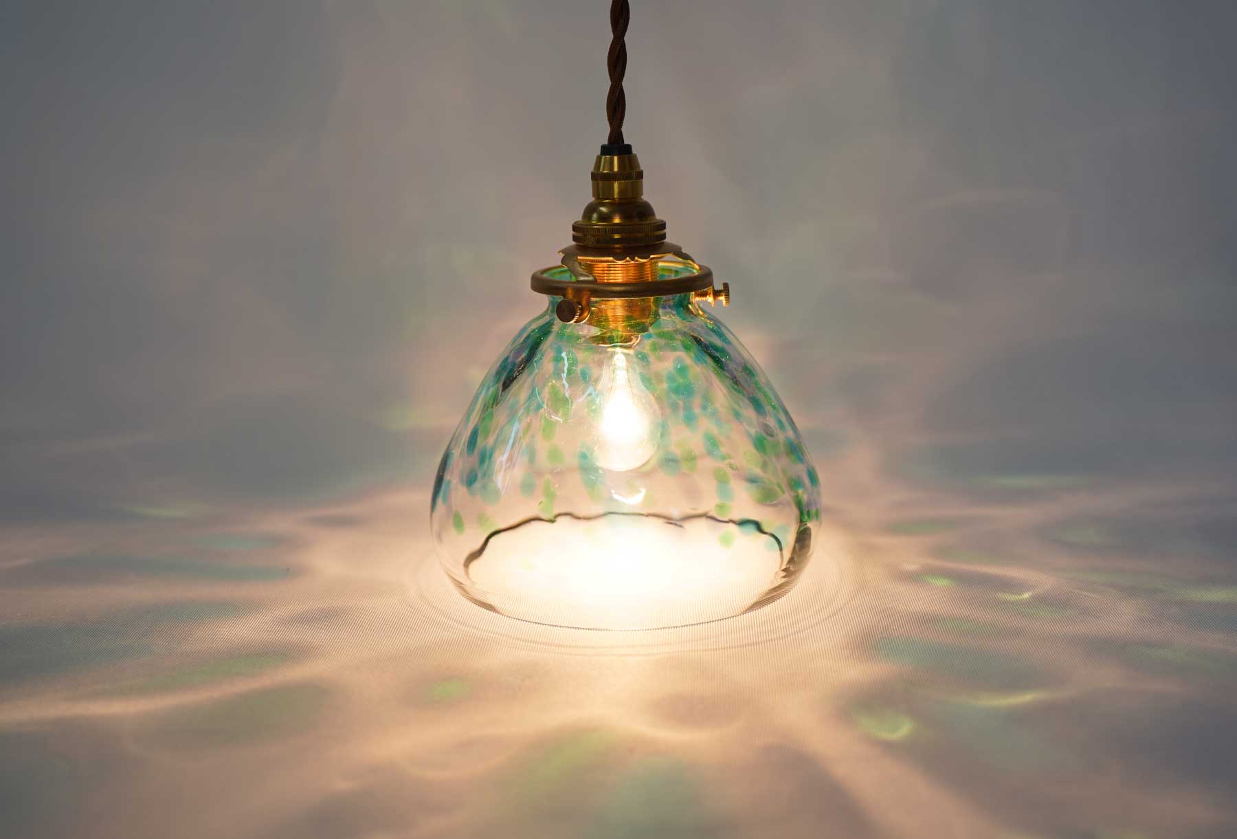 Sample Sale】 津軽びいどろ ランプシェード くらげ［ E17