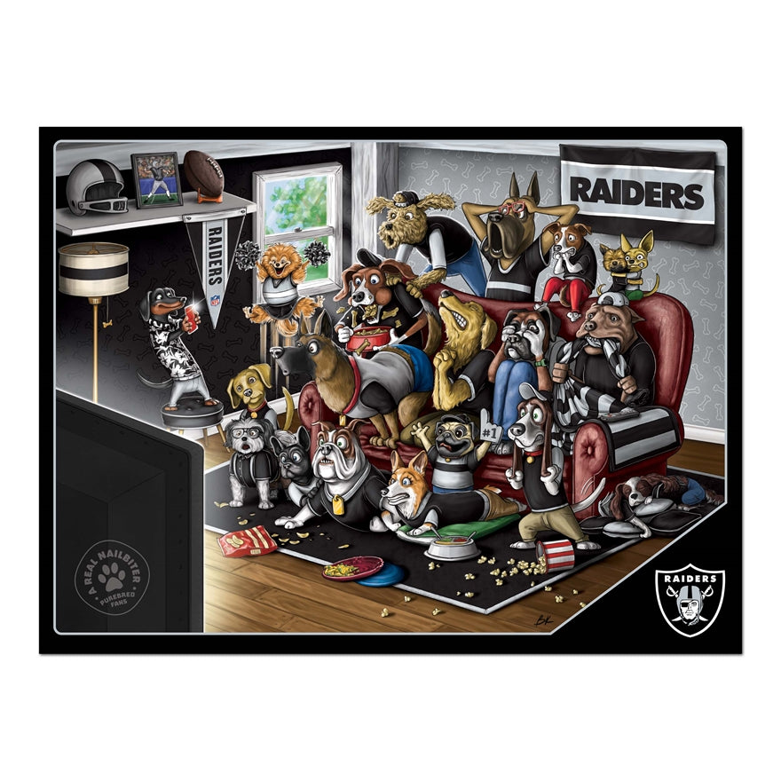 Raiders Purebred Fans Puzzle - A Real Nailbiter – Pro Football