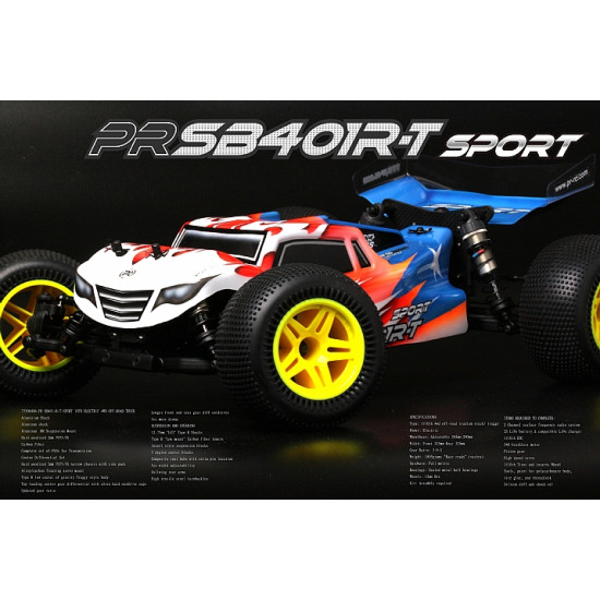 PR SB401R-T SPORT 1/10 Electric 4WD Off-Road Stadium Truck