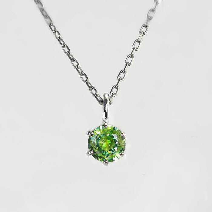 楽天市場】プラチナ(Pt900)デマントイドガーネット0.34ctネックレス