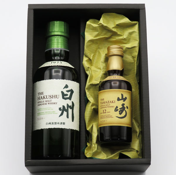 楽天市場】山崎12年/白州12年 700ml （箱なし） 2本飲み比べセット