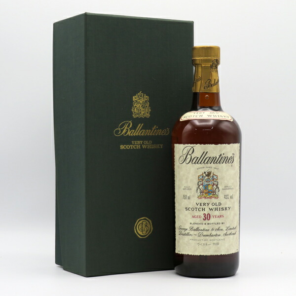 楽天市場】【レトロ】バランタイン30年 43度 700ml 正規品 （専用BOX入