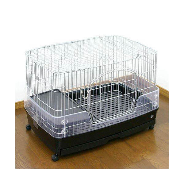 楽天市場】うさぎケージ マルカン うさぎのカンタンおそうじケージ