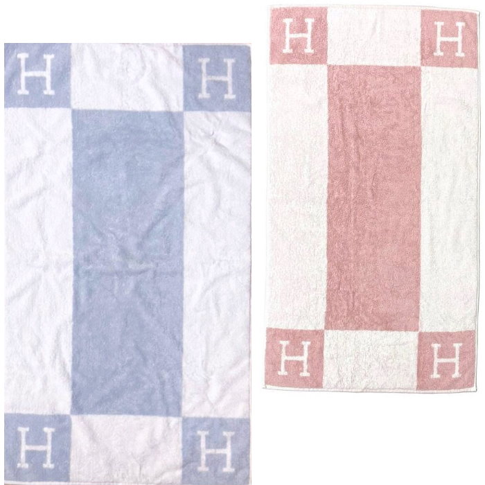 楽天市場】エルメス HERMES 大判 バスタオル タオルケット フェイス