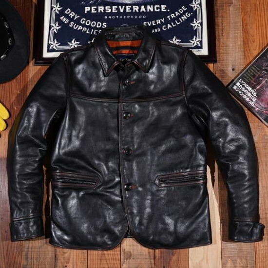 楽天市場】少量生産 革ジャン本革 馬革 ホースハイドメンズ レザー