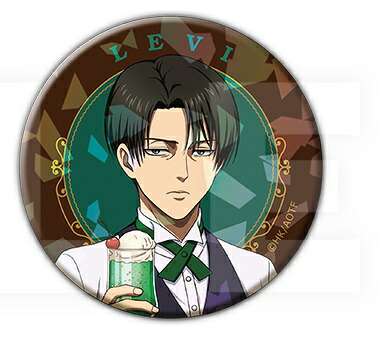 楽天市場】【売り切れ】進撃の巨人 リヴァイ ホログラムビッグ缶バッジ