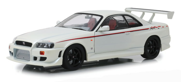 楽天市場】ミニカー GTR 1/18 特別限定 GREENLIGHT 1999 GT-R (BNR34