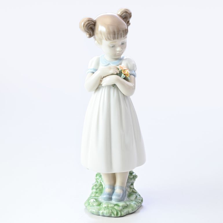 楽天市場】リヤドロ 僕と遊ぼう 犬 イヌ 少女 置物 01006907 LLADRO