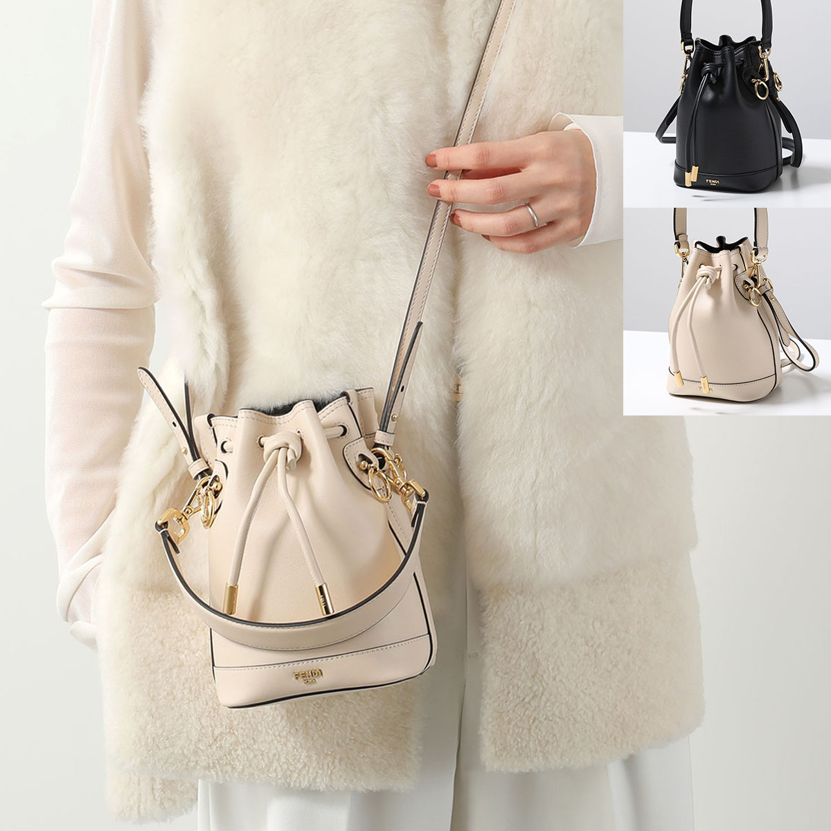 楽天市場】【ポイント5倍】PRADA プラダ オデット シアリング ミニ