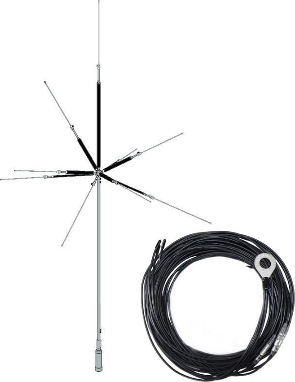 COMET UHV-9 多バンド垂直アンテナ動作中古、訳あり COMET UHV-9 多