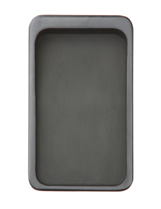 楽天市場】弘梅堂 書道硯 本石角上硯 小四六寸 [天然石の重厚感] 墨が