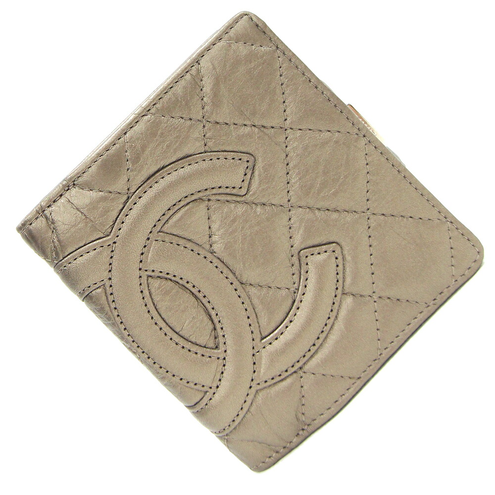 楽天市場】【財布】CHANEL シャネル カンボンライン がま口財布 ガマ口