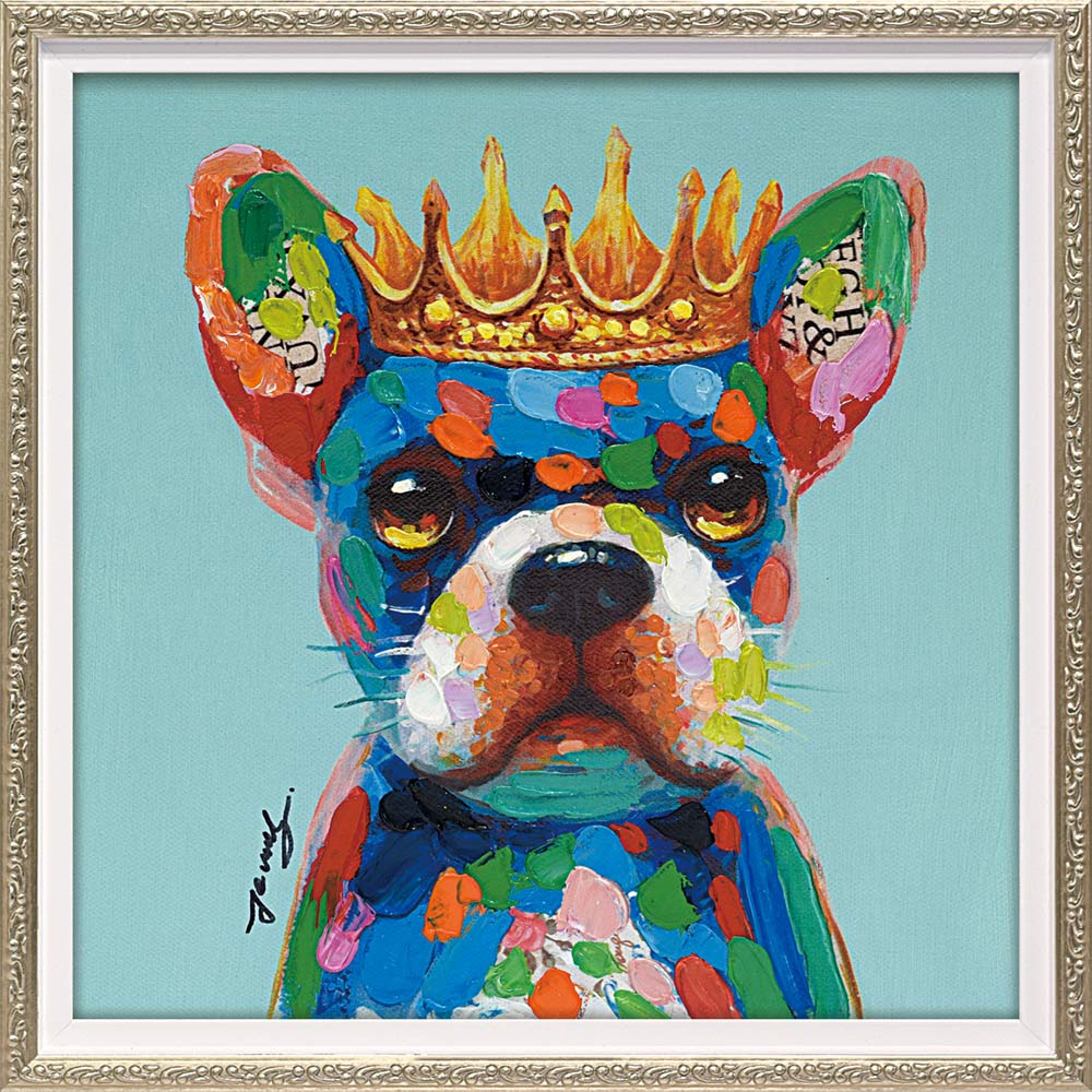 楽天市場】絵画 オイル ペイント アート キング カラフル（Mサイズ