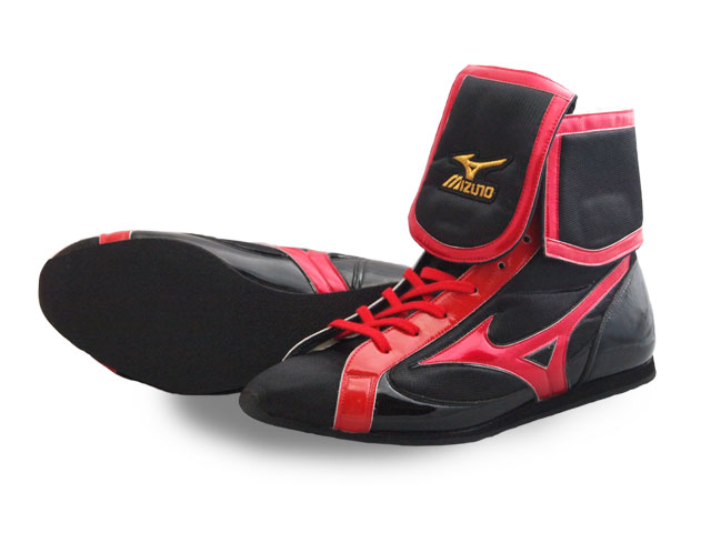 Mizuno】ボクシングシューズ ブラックレッド ローカット オーダー 希少