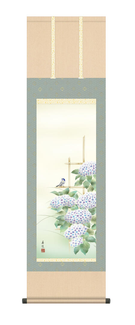 掛け軸 普門暁 『 人生 』 紙本 希少 未来派 前衛美術 掛軸 美品 です