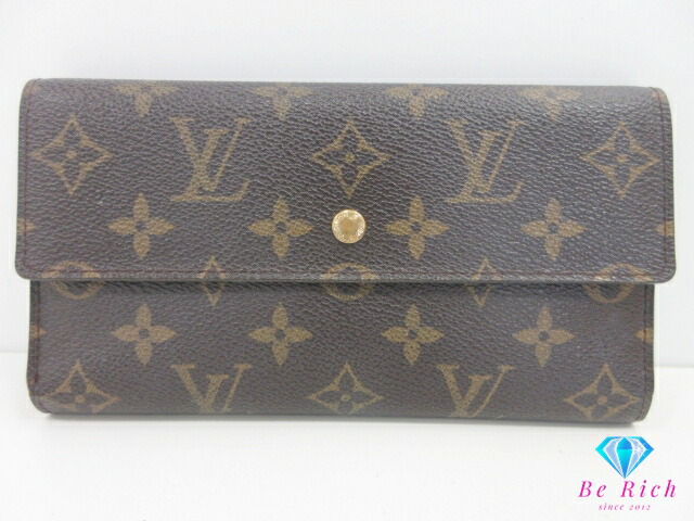楽天市場】ルイ ヴィトン LOUIS VUITTON 三つ折り 長財布 モノグラム