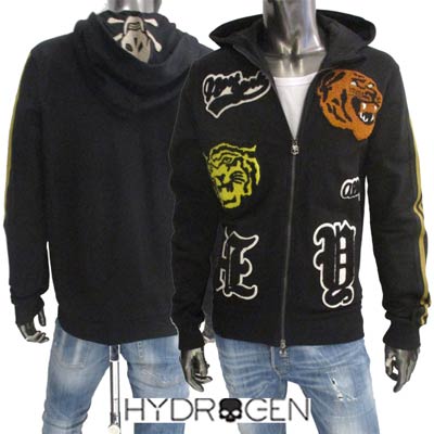 楽天市場】HYDROGEN ハイドロゲン メンズ ジップアップパーカー