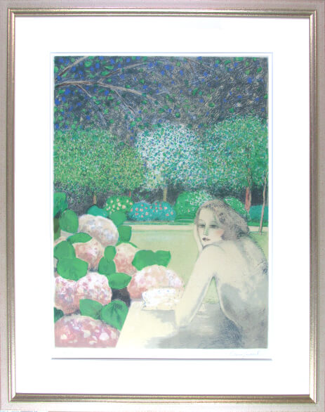 楽天市場】ジャン＝ピエール・カシニョール「森の小径」リトグラフ