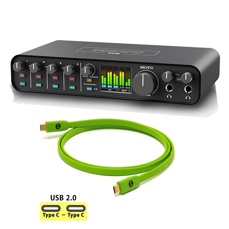 楽天市場】MOTU M2 + OYAIDE製高品質USBケーブルセット (Type C to C