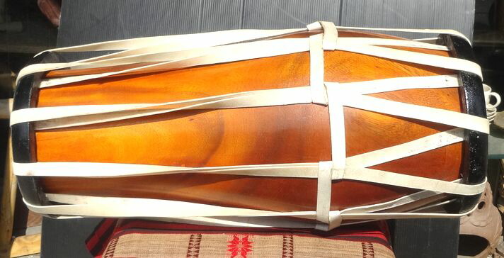 楽天市場】ガムランの両面太鼓≪クンダン≫＝大＝ (バチ付き