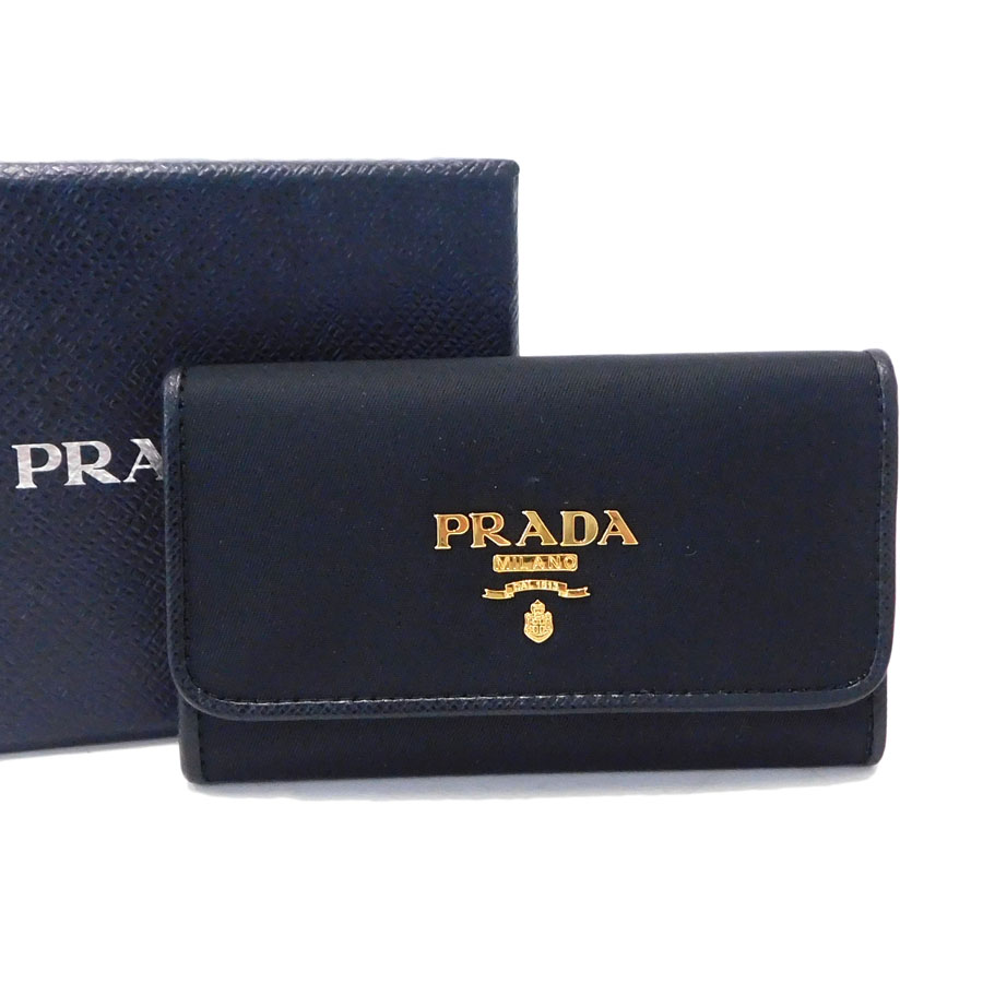 M222】PRADA☆TESSUTO 6連キーケース 未使用 M222】PRADA☆TESSUTO 6連