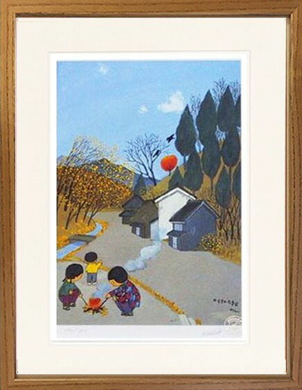 Hana】谷内六郎 版画 「紙ふうせん」657/800 Hana様専用】谷内六郎