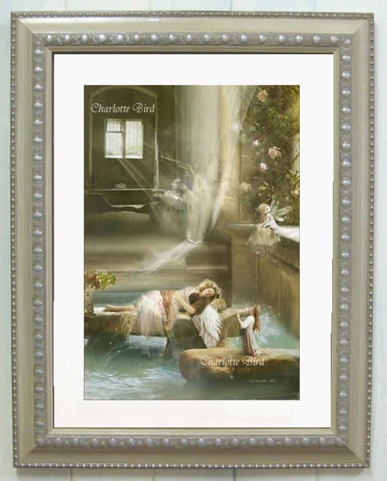 楽天市場】天使 妖精 絵画 ローズ センテッドナイツ（バラ 薔薇香る夜