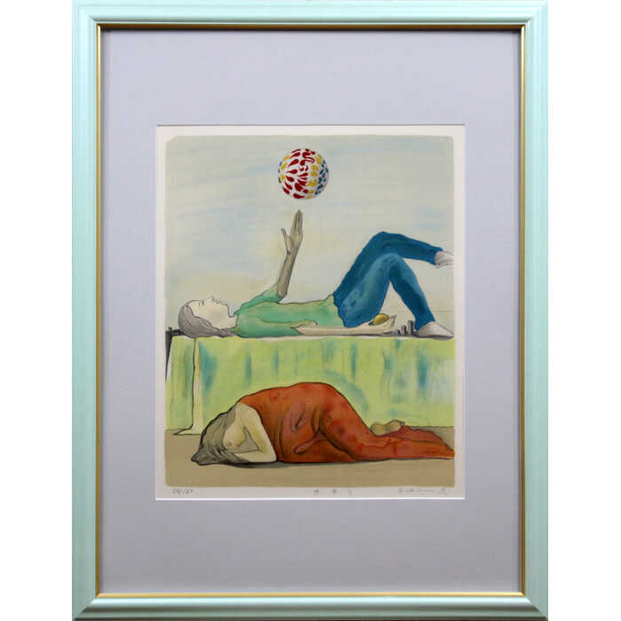 楽天市場】絵画 岡本敦子 シルクスクリーン 版画 『女』 人物 抽象