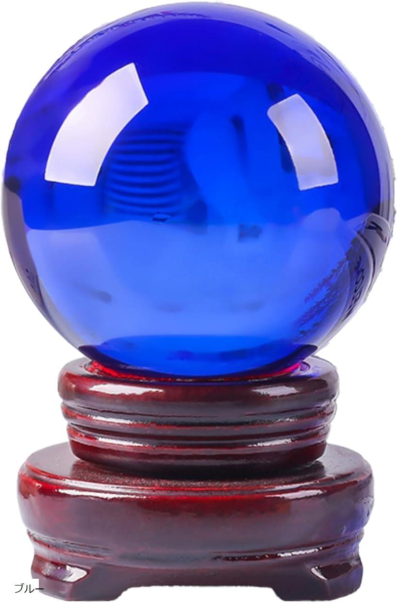 楽天市場】水晶玉 10cm 台座付き クリスタルボール ガラス 大玉 丸玉