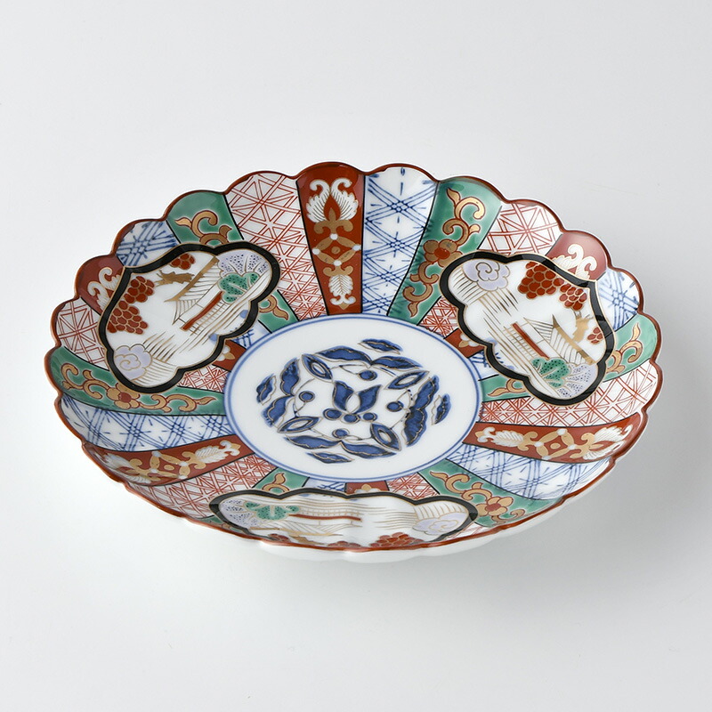 楽天市場】赤濃木甲山水 和皿【波佐見焼き】石丸陶芸林九郎窯