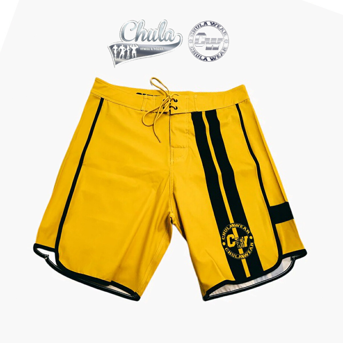 チュラウェア サーフパンツ CHULA WEAR サイズ26 イエローホワイトと