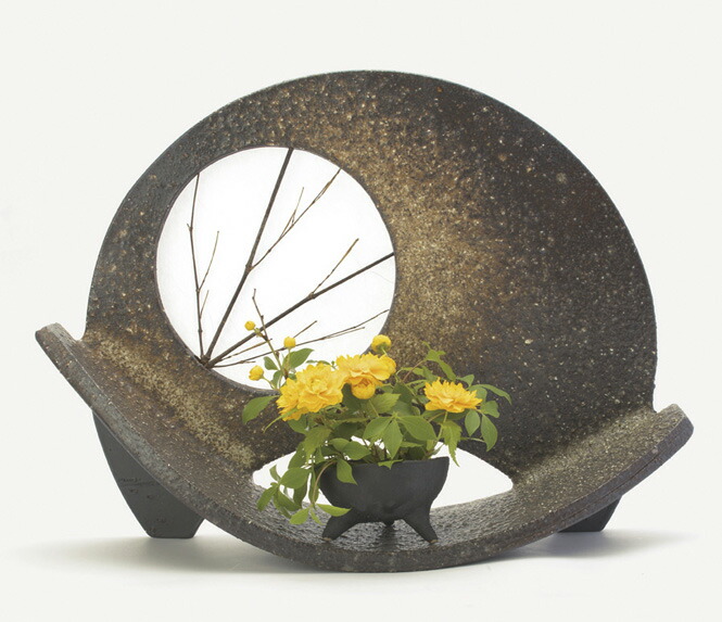 楽天市場】信楽焼江月 ついたて 花器 花瓶 陶器 花入れ 彩り屋 : 彩り屋