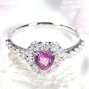 楽天市場】pt900ピンクサファイア ダイヤモンド ペンダント トップ