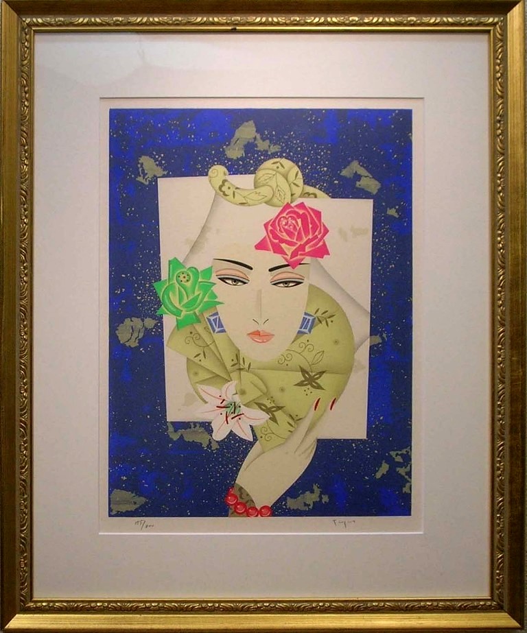 楽天市場】岡本太郎 「 哄笑 」 リトグラフ : 内田画廊