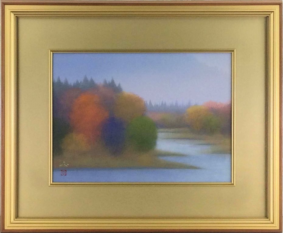 楽天市場】河本 正「 富嶽 」 日本画 P8 ( 8号 )【中古】 : 内田画廊