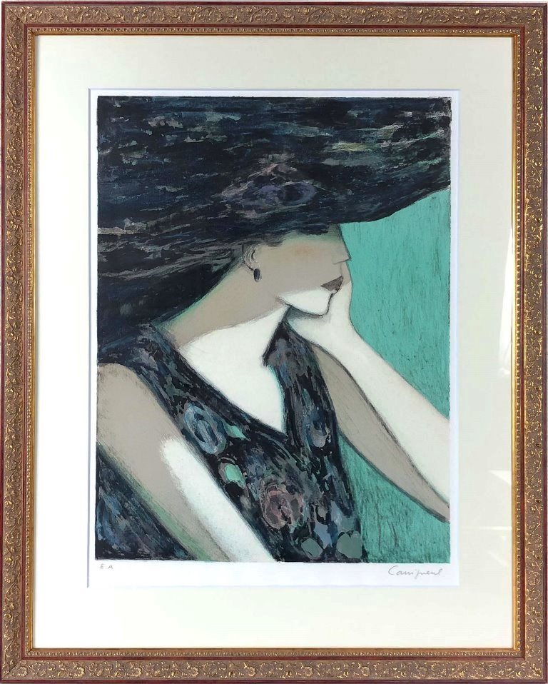 楽天市場】J・P・カシニョール 「青い紫陽花」 リトグラフ : 小野画廊