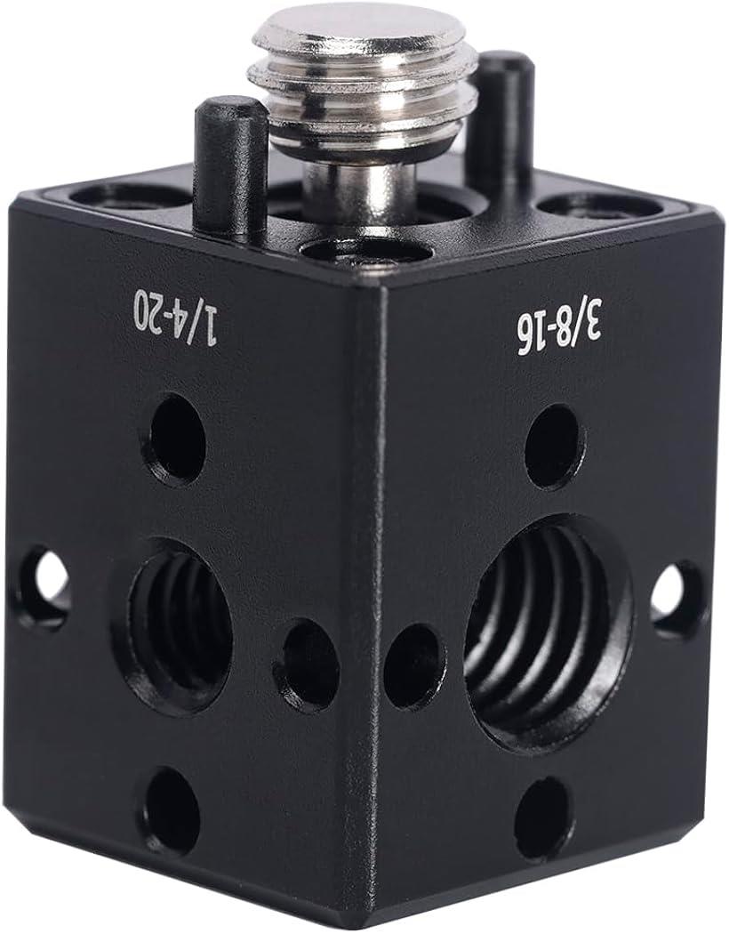 楽天市場】1/4 ''-20 と 3/8 ''-16 ネジ穴延長ブラケット Arri