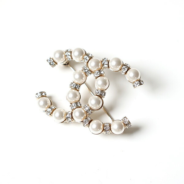 楽天市場】CHANEL シャネル Bicolor CC Brooch ブローチ メタル ココ