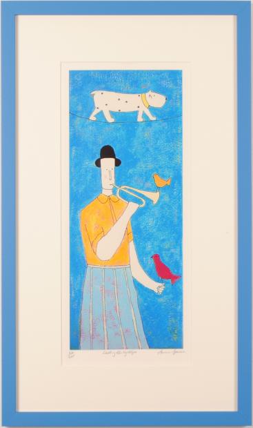 大幅値引きアノラ·スペンスドローイング[ミュージシャン·イン·ア·カー]