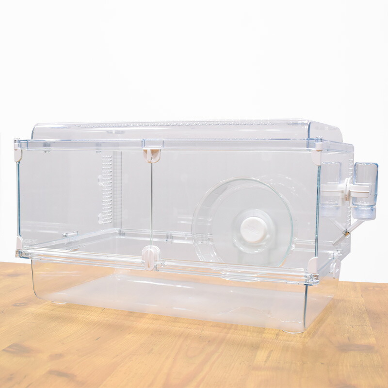 楽天市場】GEX Harmony 小動物用飼育ケージ グラスハーモニー 600N給水