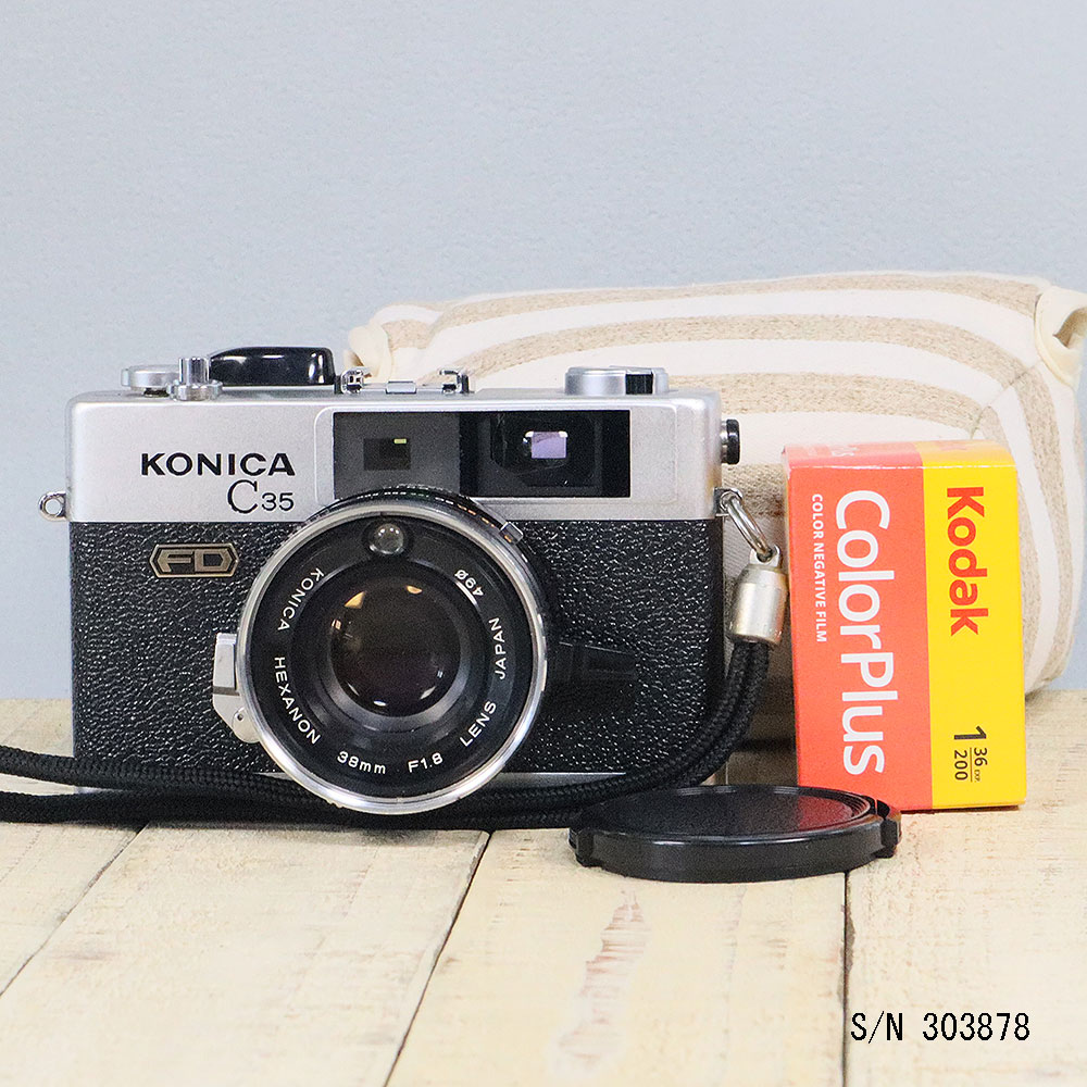 楽天市場】【整備済】【保証付 】 コニカ KONICA C35 Flashmatic S/N