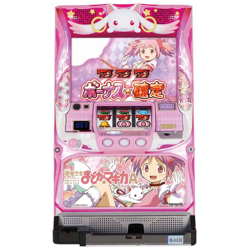 パチスロ実機 魔法少女まどか☆マギカ 不要機付 きゅうべぇパネル
