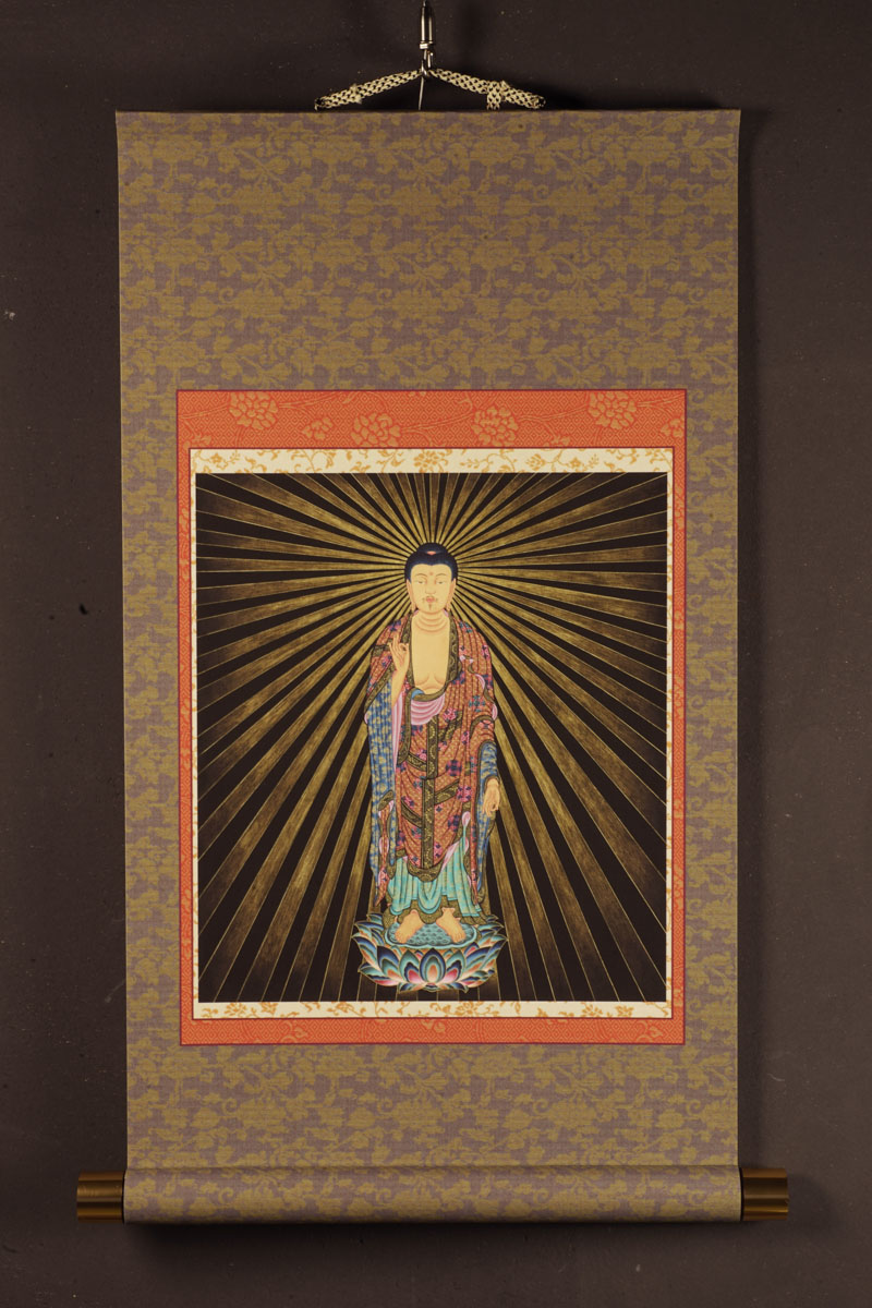 楽天市場】観音菩薩 模表装仕立て 仏画掛け軸（模軸） : 仏像仏画