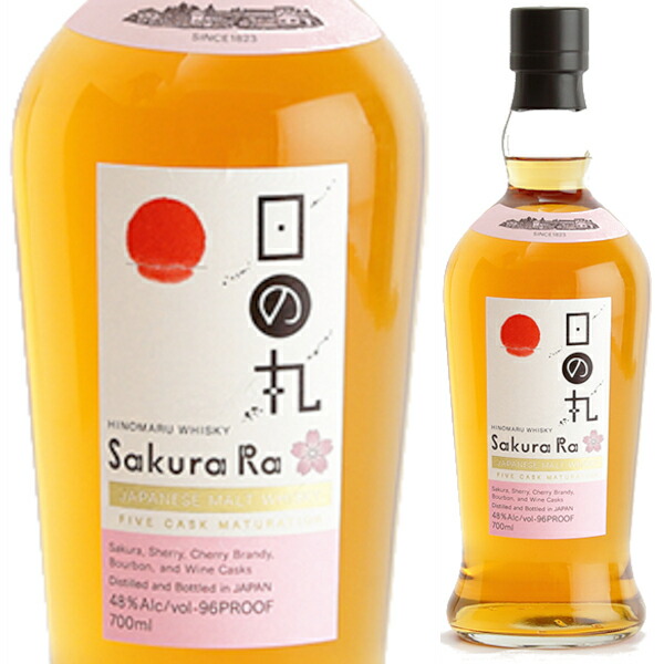 楽天市場】日の丸ウイスキー Sakura Ra（さくら・ら） 48度 《 専用箱
